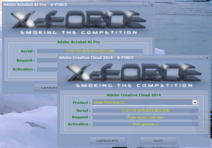 Xforce Adobe Cs6 Keygen Invalid Request Code Cs6 Serial