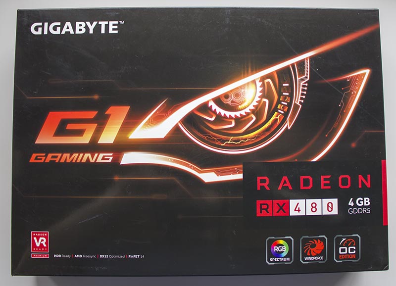 Gigabyte Radeon RX 480 G1 Gaming 4G