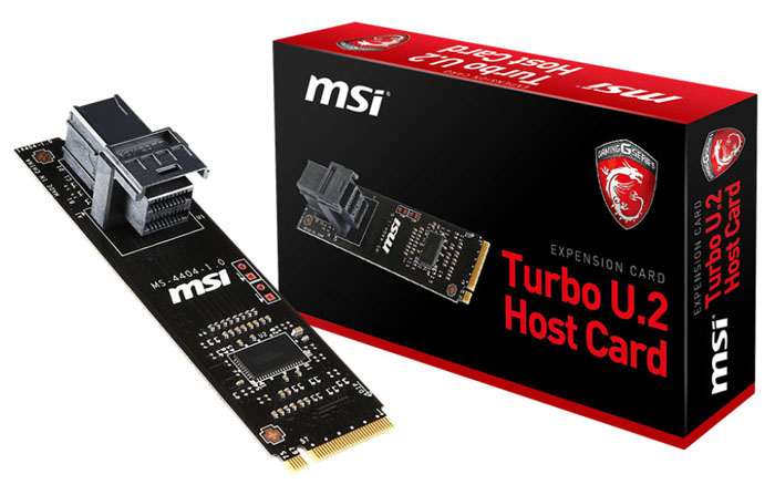 MSI Turbo U.2 Host Card