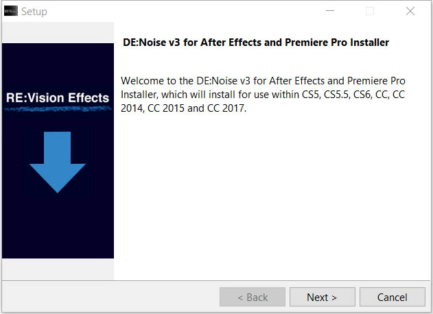 RE:Vision Effects DE:Noise v3.1.6 for After Effects