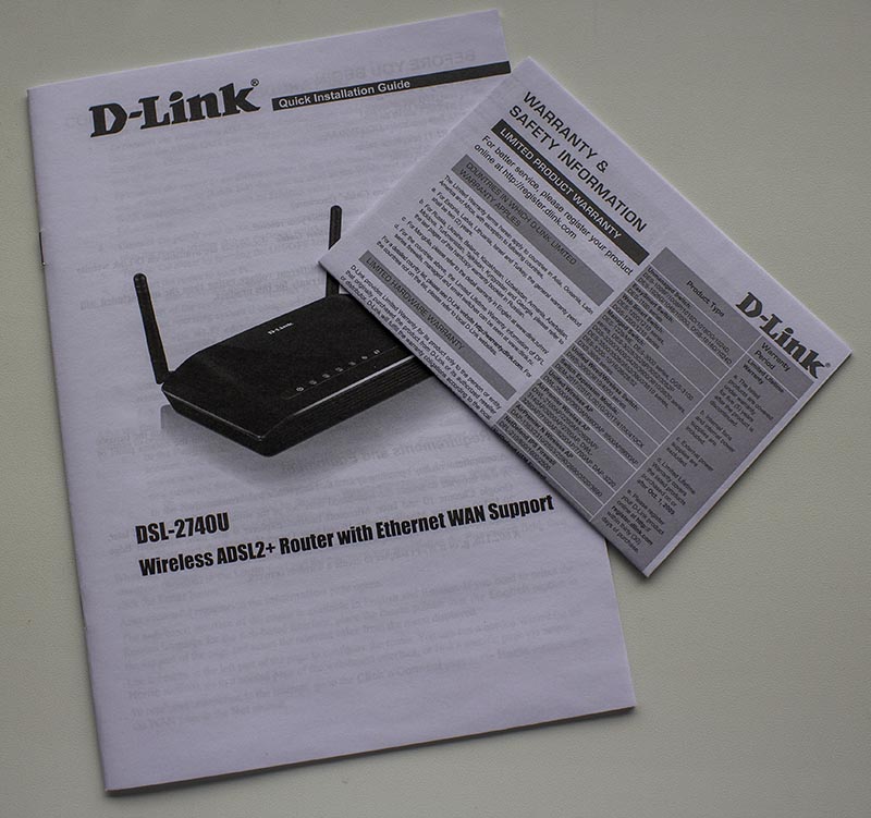 D-LINK DSL-2740U/RA