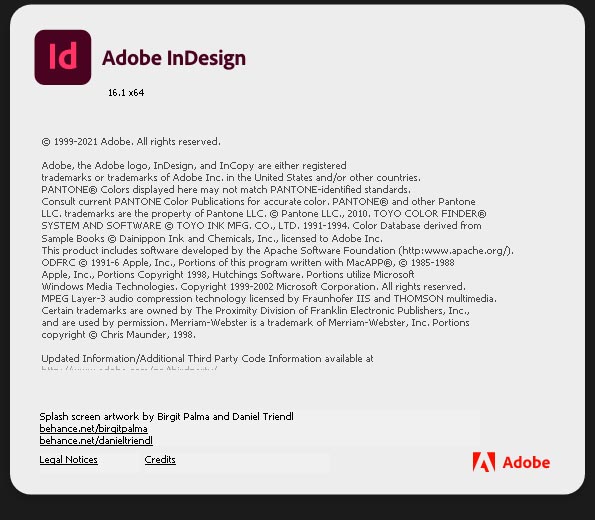 Adobe InDesign CC 2021