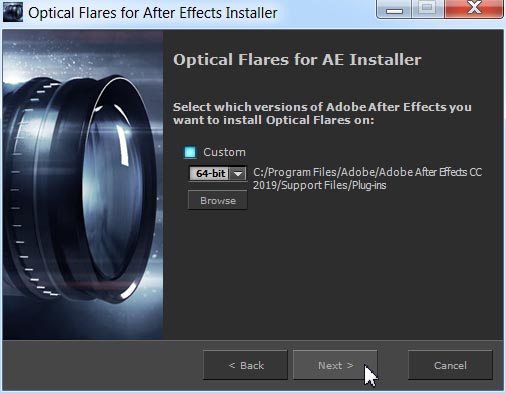 optical flares after effect cc barr