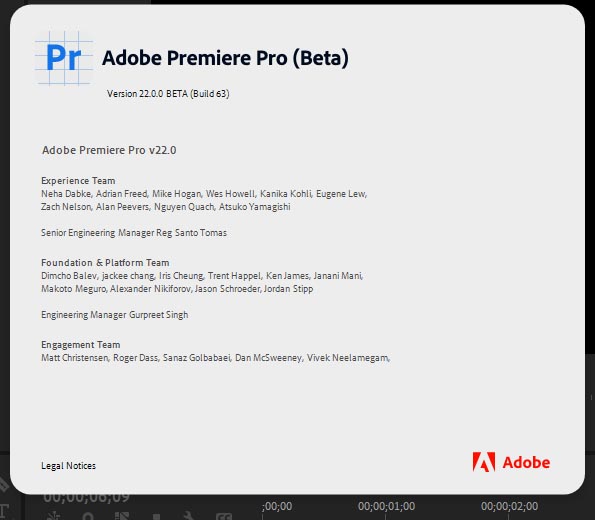 Adobe Premiere Pro CC 2022 (v22.0)
