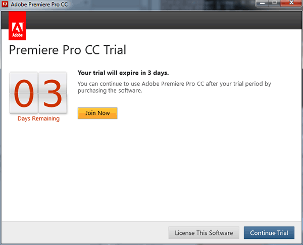 Adobe premiere pro license key