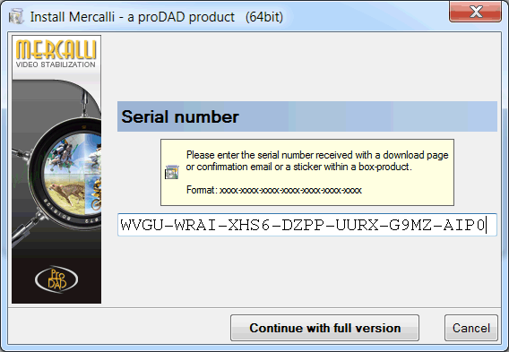 ProDAD Mercalli V2.0