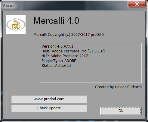 ProDAD Mercalli V4.0