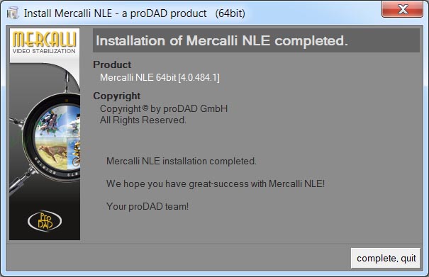 ProDAD Mercalli V4.0