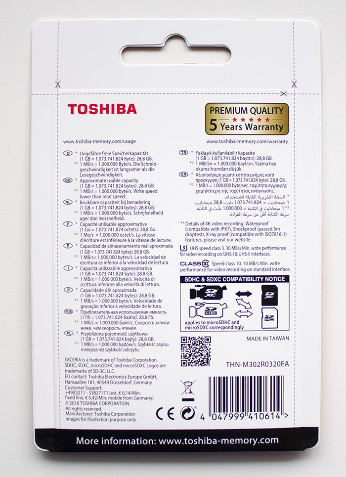 Toshiba Exceria M302-EA