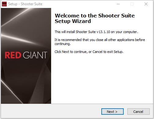 Red Giant Shooter Suite 13