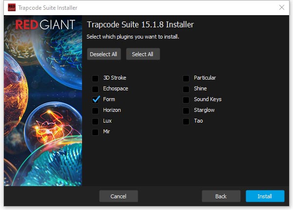 Red Giant Trapcode Suite 17