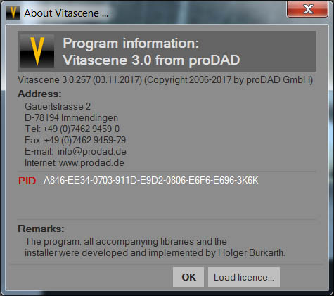 proDAD Vitascene V3 PRO