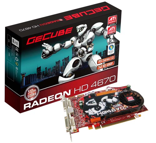GECUBE Radeon HD4670 512MB GDDR4