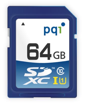 PQI SDXC UHS-1 Memory Card
