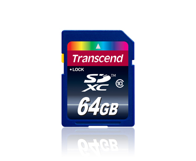 Transcend 64GB Class 10 SDXC Card