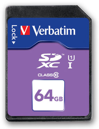 Verbatim 64GB Class 10 SDXC
