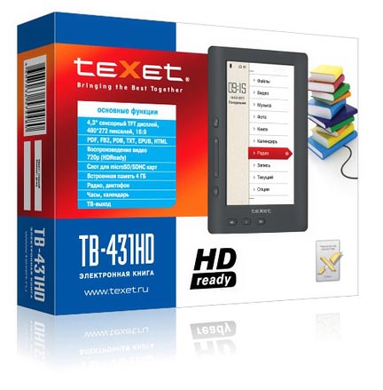 teXet TB-431HD