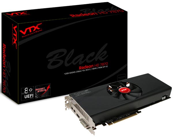 VTX3D Radeon HD 7870 Black Edition