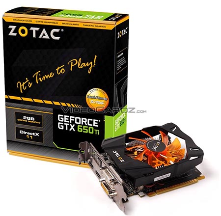 ZOTAC GeForce GTX 650 Ti 2GB