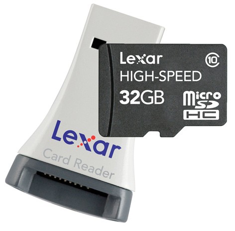 Lexar unveils 32GB Class 10 microSDHC