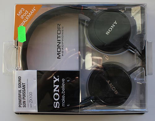 SONY MDR-ZX100