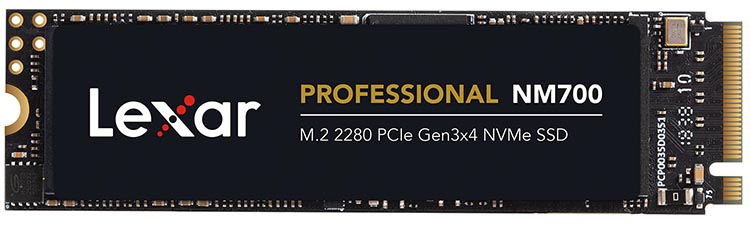 Lexar Professional NM700 M.2 2280 PCIe Gen3 x4 NVMe SSD