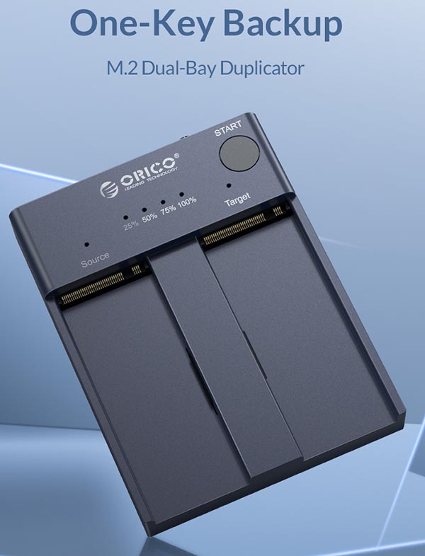 ORICO Dual Bay M.2 NVME SSD