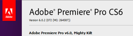Adobe Premiere Pro CS6 6.0.2 Update