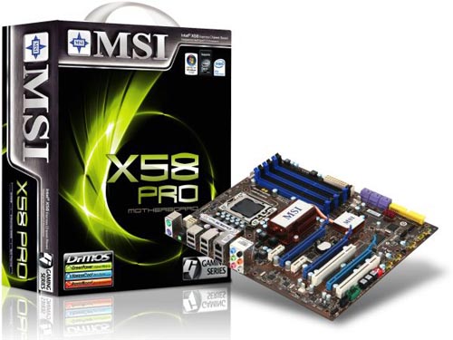 MSI X58 Pro.